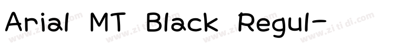 Arial MT Black Regul字体转换